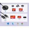Manhattan 1080p belaidis HDMI ekrano pristatymo rinkinys, 2 dalių rinkinys su HDMI imtuvu ir HDMI siųstuvo raktu, skirtas belaidžiu būdu rodyti vaizdo signalą iš nešiojamojo kompiuterio / planšetinio kompiuterio / išmaniojo telefono HDMI televizoriuje arba projektoriuje, juodas