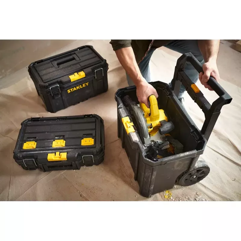 Trolley case Stanley STST83319-1 Plastic Juoda Geltona