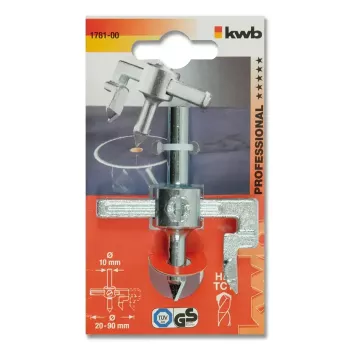 Apvalaus pjovimo grąžtas KWB 178100, skersmuo 9 cm