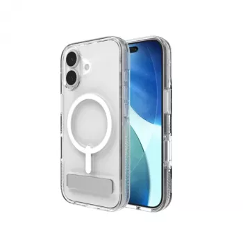 ZAGG Crystal Palace Snap Kickstand Case For Apple iPhone 17, Dėklas, Apple, iPhone 17, 16 cm (6,3 col.), Skaidrus