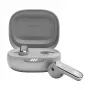 JBL LIVE FLEX ausinės belaidės į ausis įdedamos skambučiams / muzikai Bluetooth sidabrinės