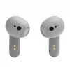 JBL LIVE FLEX ausinės belaidės į ausis įdedamos skambučiams / muzikai Bluetooth sidabrinės