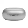 JBL LIVE FLEX ausinės belaidės į ausis įdedamos skambučiams / muzikai Bluetooth sidabrinės