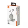 JBL LIVE FLEX ausinės belaidės į ausis įdedamos skambučiams / muzikai Bluetooth sidabrinės