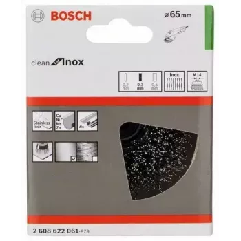 Puodelinis šepetys Bosch 2 608 622 061 Skersmuo 6,5 cm Vielos storis 0,3 mm