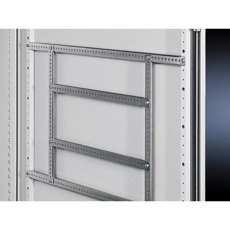 Serverio/stovo priedas Rittal TS 4309.000 — plieninis korpusas, sidabrinis, gylis 390 mm, suderinamas su TS/SE/CM/TP