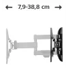 Hama 00220840 TV laikiklis/stovas 121,9 cm (48 colių) juodas
