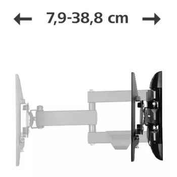 Hama 00220840 TV laikiklis/stovas 121,9 cm (48 colių) juodas