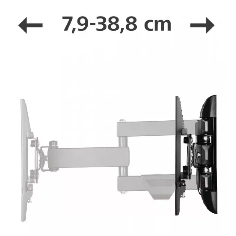 Hama 00220840 TV laikiklis/stovas 121,9 cm (48 colių) juodas