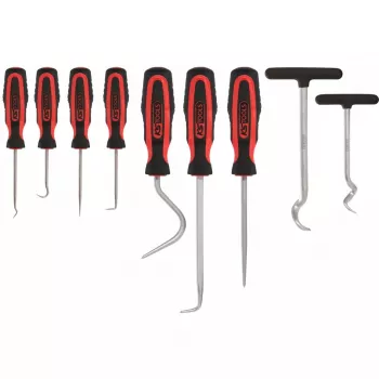 Varnininkas KS Tools 550.1070 Smailus antgalis Juoda/raudona rankena
