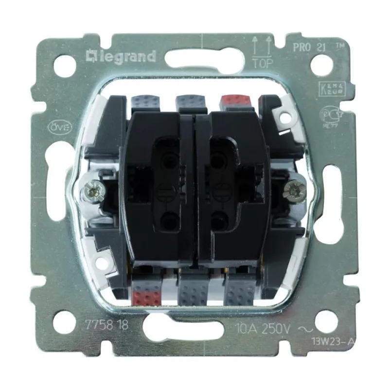 Legrand 775818 šviesos jungiklis Plastikinis Pilka