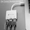 “Techly IADAP USB31-HDMIPTY” nešiojamojo kompiuterio dokas / prievadų daugiklis, laidinis USB 3.2 Gen 1 (3.1 Gen 1) Type-C, sidabrinis