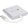 “Techly IADAP USB31-HDMIPTY” nešiojamojo kompiuterio dokas / prievadų daugiklis, laidinis USB 3.2 Gen 1 (3.1 Gen 1) Type-C, sidabrinis