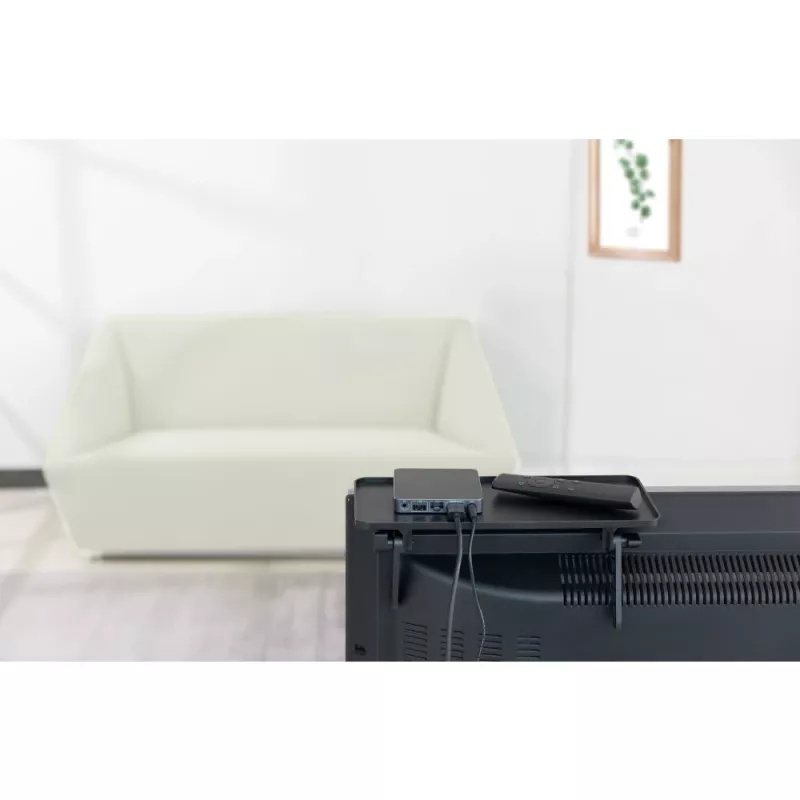 Techly ICA-DRS 902 AV įrangos lentynėlė Juoda Plastikinė