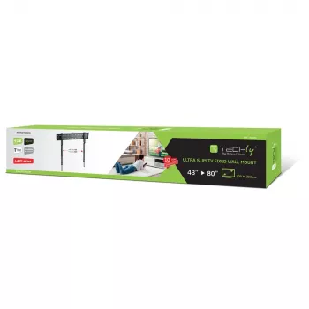 Techly ICA-PLB 736F TV laikiklis/stovas 2,03 m (80 colių) juodas