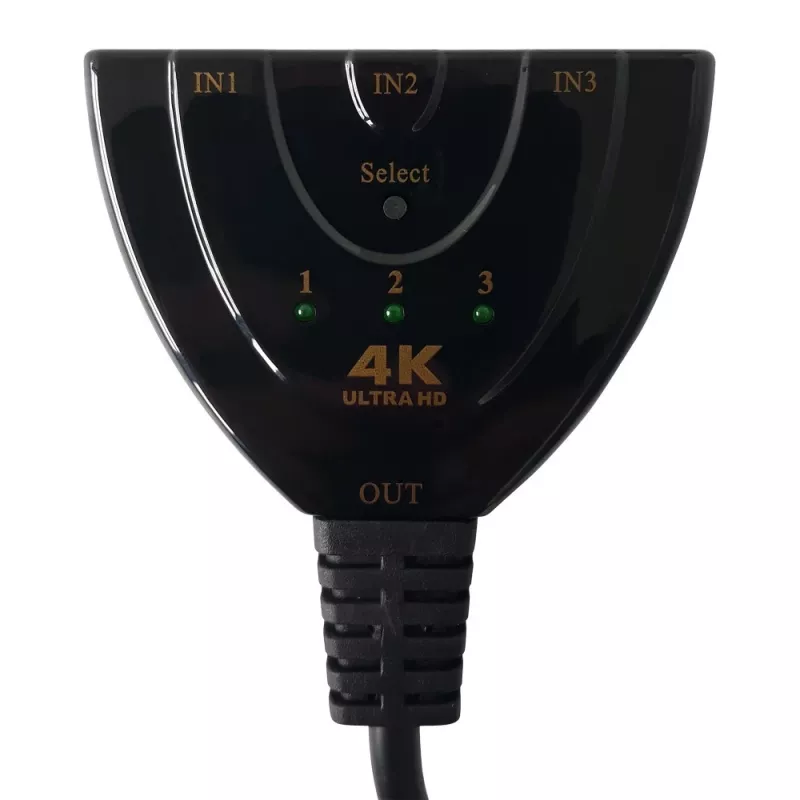 Techly IDATA HDMI-3F30 vaizdo perjungiklis