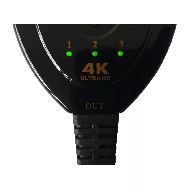 Techly IDATA HDMI-3F30 vaizdo perjungiklis