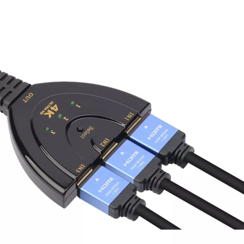 Techly IDATA HDMI-3F30 vaizdo perjungiklis