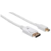 Techly ICOC MDP-020T4K DisplayPort kabelis 2 m Mini DisplayPort balta