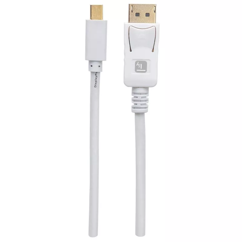 Techly ICOC MDP-020T4K DisplayPort kabelis 2 m Mini DisplayPort balta