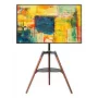 Techly ICA-TR58 TV laikiklis/stovas 165,1 cm (65 colių) Juoda, Mediena