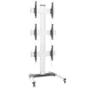 Techly grindų stovas 3 LCD/LED televizoriams 32-55 col. vaizdo sienai