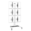 Techly grindų stovas 3 LCD/LED televizoriams 32-55 col. vaizdo sienai
