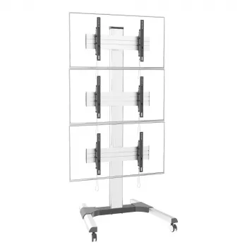 Techly grindų stovas 3 LCD/LED televizoriams 32-55 col. vaizdo sienai