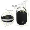 Techly ICASBL321BK nešiojamasis / vakarėlių garsiakalbis Vieno kanalo nešiojamasis garsiakalbis Juoda 5 W