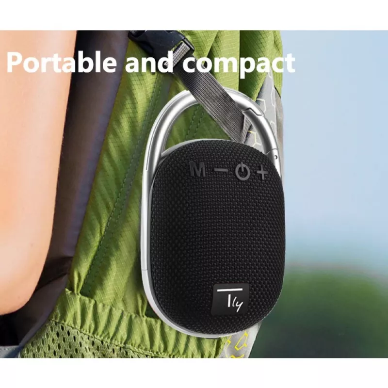Techly ICASBL321BK nešiojamasis / vakarėlių garsiakalbis Vieno kanalo nešiojamasis garsiakalbis Juoda 5 W