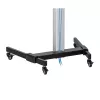 Techly grindų stovas su lentyna - vežimėlis televizoriui LCD/LED 37-86 col., 200 x 200 mm, 600 x 400 mm, -10 - 5°, 180°, aliuminis, plastikas, plienas, juoda, pilka