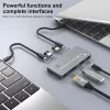 Techly IDATA KVM-DPC8K KVM jungiklis pilkas