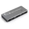 Techly IDATA KVM-DPC8K KVM jungiklis pilkas
