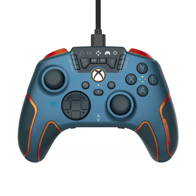 Turtle Beach Recon Cloud mėlynas, oranžinis Bluetooth/USB žaidimų pultelis Analoginis / skaitmeninis Android, PC, Xbox, Xbox One, Xbox Series S, Xbox Series X