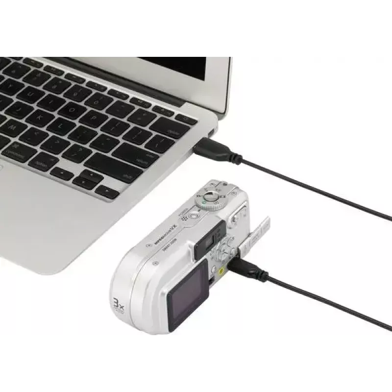 USB 2.0 duomenų kabelis Renkforce RF-4080792, USB A į Mini-USB B, 1 m, juodas