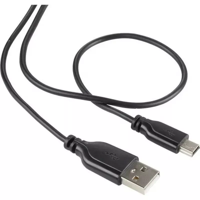 USB 2.0 duomenų kabelis Renkforce RF-4080792, USB A į Mini-USB B, 1 m, juodas