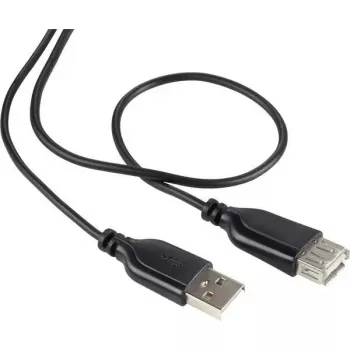 USB 2.0 kabelis Renkforce RF-4080795, USB A į USB A, 1 m, juodas