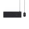 Hama CKM-200 klaviatūra su pele Namams/Biurui USB QWERTZ Vokiška Juoda