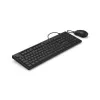 Hama CKM-200 klaviatūra su pele Namams/Biurui USB QWERTZ Vokiška Juoda