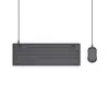 Hama CKM-200 klaviatūra su pele Namams/Biurui USB QWERTZ Vokiška Juoda