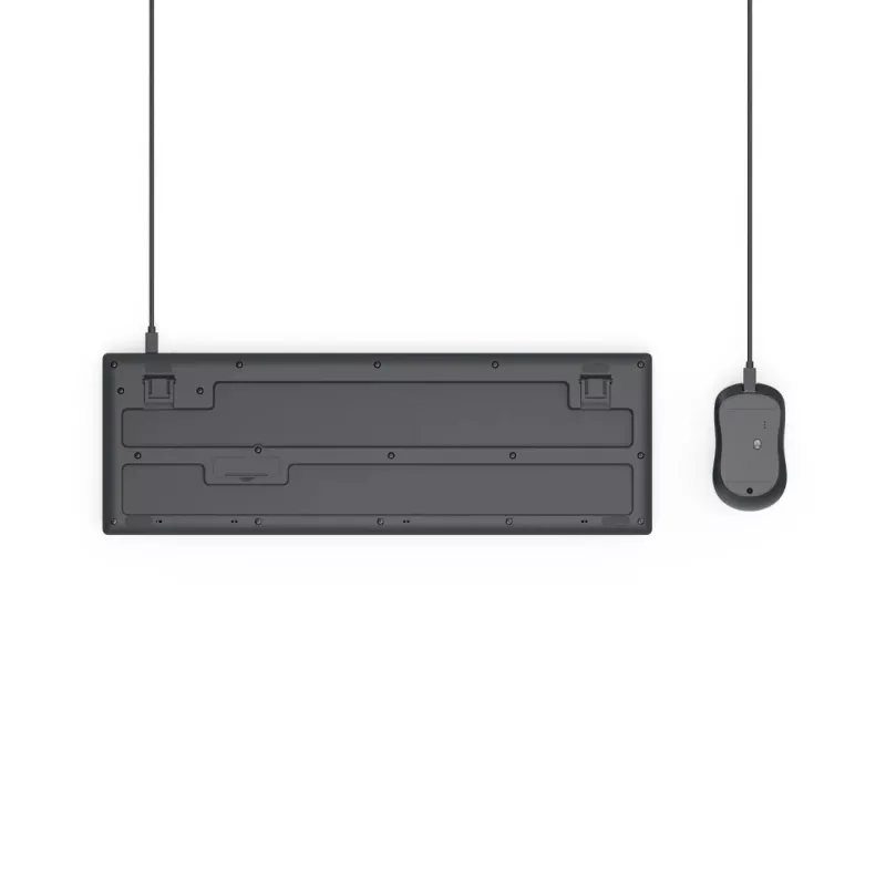 Hama CKM-200 klaviatūra su pele Namams/Biurui USB QWERTZ Vokiška Juoda
