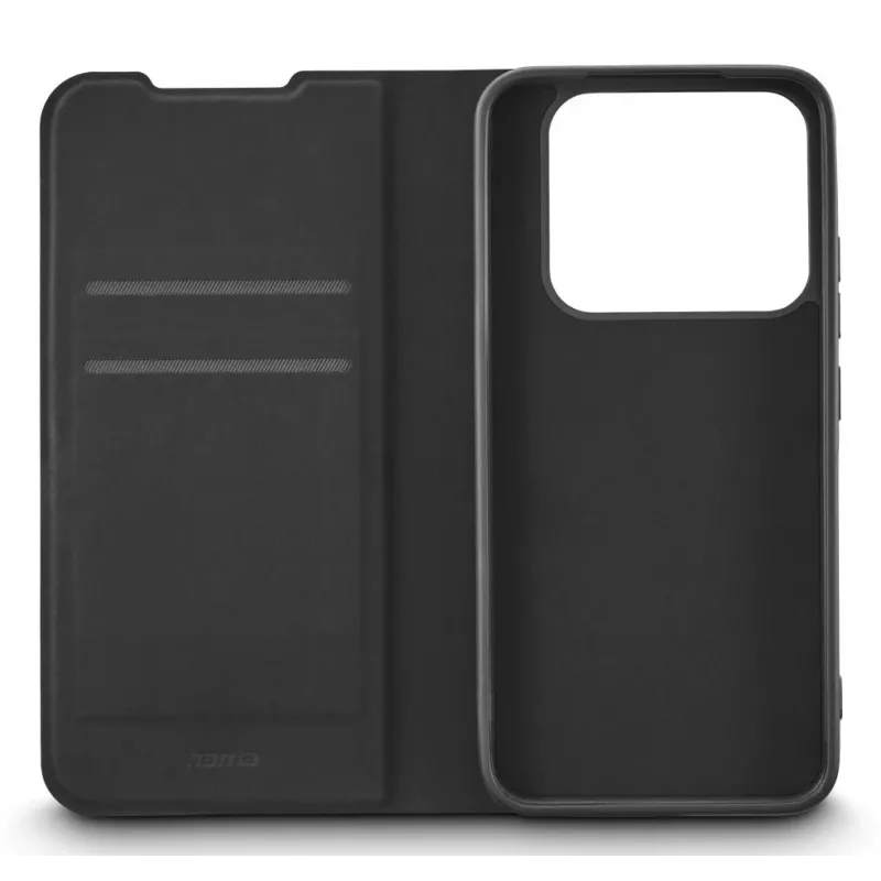 Folio tipo telefono dėklas HAMA Daily Protect, skirtas Xiaomi 15T Pro — tinka 17,4 cm (6,83 colių) ekranams, juodas, 2 kortelių kišenės, stalinis stovas