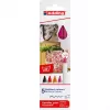 Flomasteriai Edding 4600 rinkinys — 5 spalvos (juoda, karmino, oranžinė, rožinė, raudona), apvalus antgalis