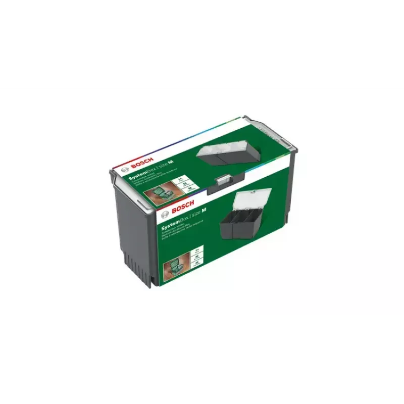 Laikymo dėžutė Bosch SystemBox stačiakampė polipropileno 235×105×133 mm juoda/pilka
