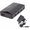 Sąsajos šakotuvas Renkforce RF-3806031 USB 3.2 Gen 1 Type-B Juoda