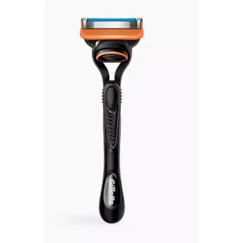 Tiesus skutimosi peiliukas Gillette Fusion5 — juoda/oranžinė, 1 vnt.