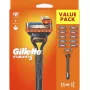 Tiesus skutimosi peiliukas Gillette Fusion5 — juoda/oranžinė, 1 vnt.