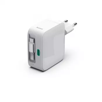 Hama 00201956 mobilaus įrenginio įkroviklis Universal White AC Indoor