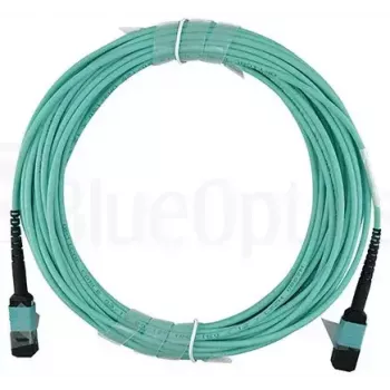 Šviesolaidinis kabelis BlueOptics CBX-STC012BPF-MXXN-MXXN-020M-MTP OM4 20 m turkio spalvos