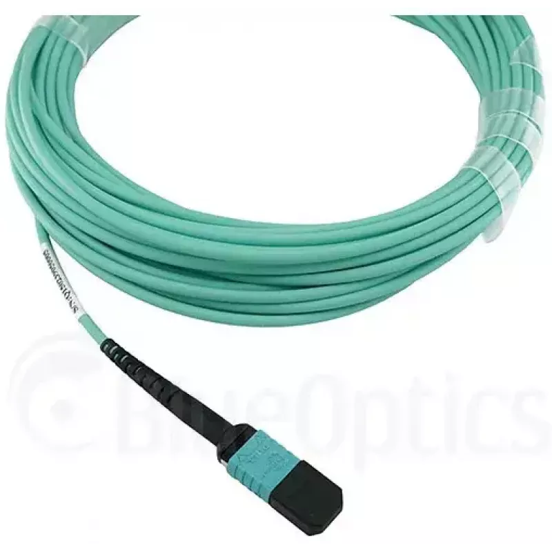 Šviesolaidinis kabelis BlueOptics CBX-STC012BPF-MXXN-MXXN-020M-MTP OM4 20 m turkio spalvos